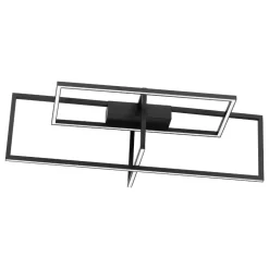 Plafoniere Moderne-Selezionato da Mazzolaluce Plafoniera led design moderna per camera da letto nera