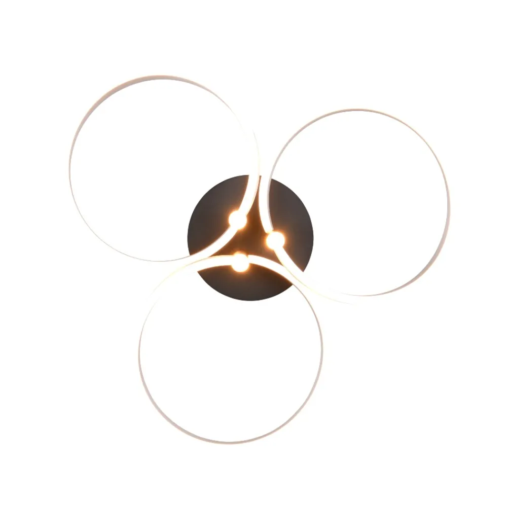 Plafoniere Moderne-Selezionato da Mazzolaluce Plafoniera led design moderna grigio alluminio dimmerabile