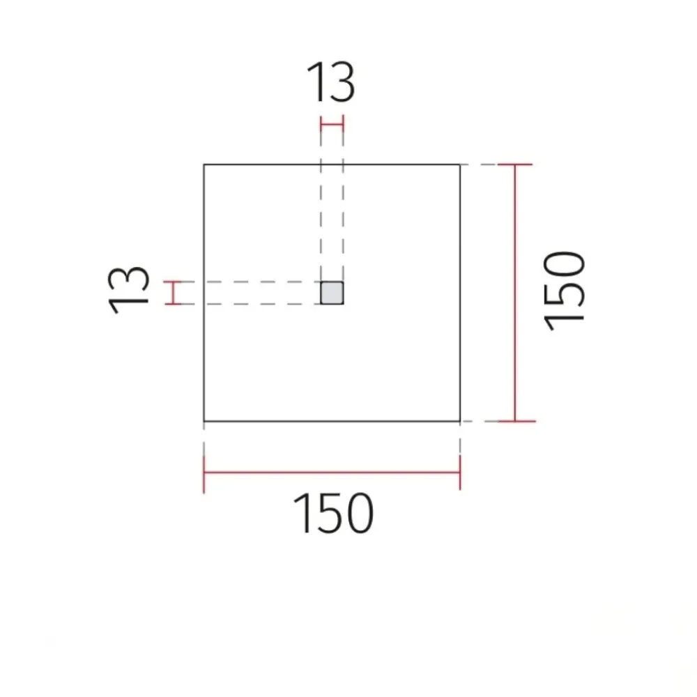 Plafoniere Moderne-Selezionato da Mazzolaluce Plafoniera led di gesso ceramico pitturabile quadrato led 6w 4000k