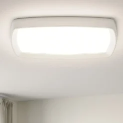 Plafoniere Moderne-Linea Light Plafoniera led 3000k bianca 62cm reiki ip44