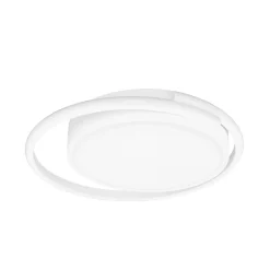 Plafoniere Moderne-Selezionato da Mazzolaluce Plafoniera led 3000k bianca rotonda design moderno