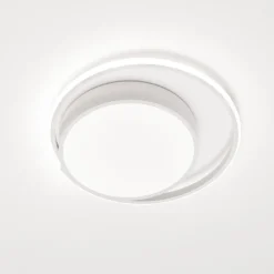 Plafoniere Moderne-Selezionato da Mazzolaluce Plafoniera led 3000k bianca rotonda design moderno