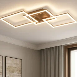 Plafoniere Moderne-Selezionato da Mazzolaluce Plafoniera led 3000k da soggiorno quadrati orientabili