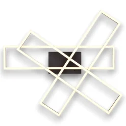Plafoniere Moderne-Selezionato da Mazzolaluce Plafoniera led 2700-6000k nera dimmerabile