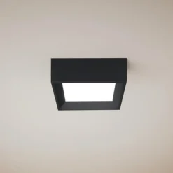 Plafoniere Moderne-Linea Light Plafoniera led 3000k nera tara mini