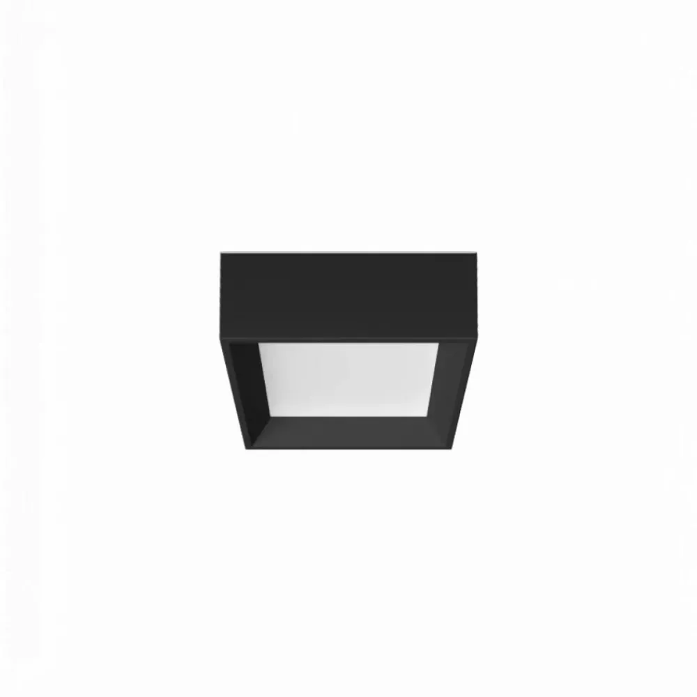 Plafoniere Moderne-Linea Light Plafoniera led 3000k nera tara mini