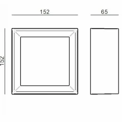 Plafoniere Moderne-Linea Light Plafoniera led 3000k nera tara mini