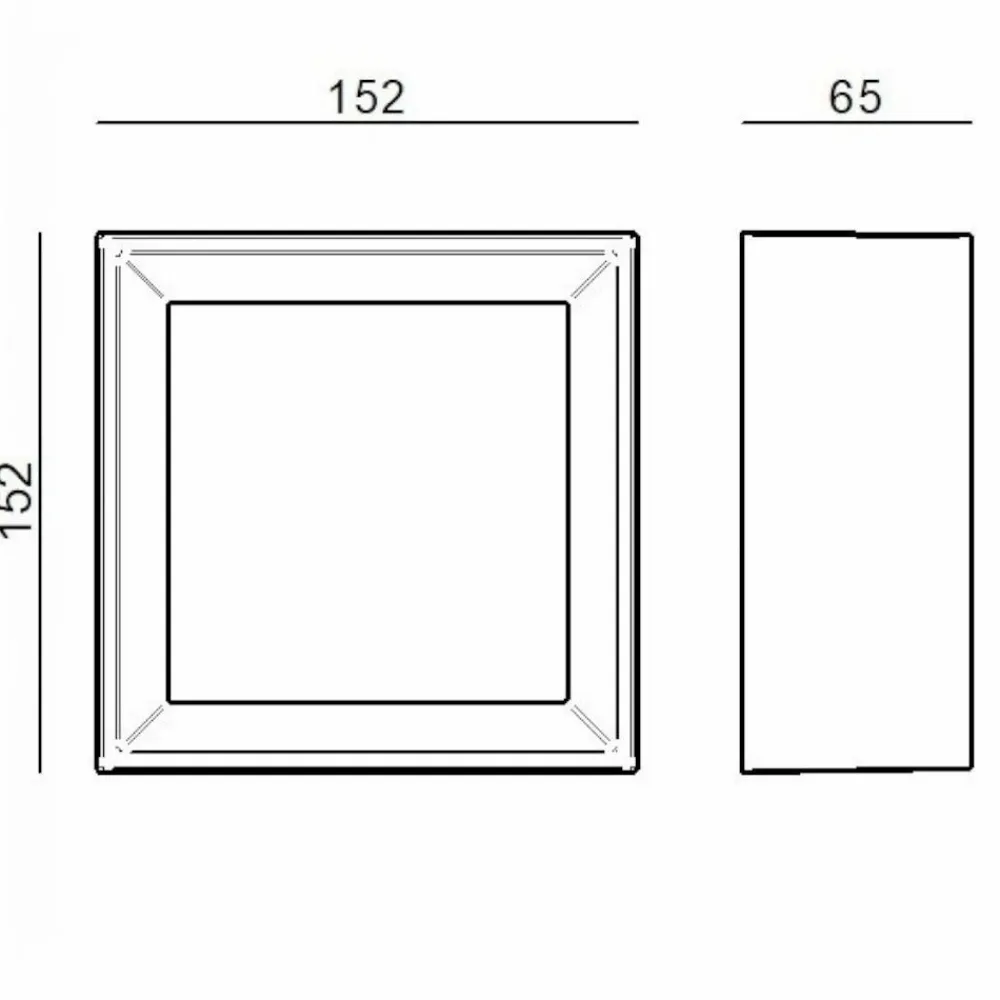 Plafoniere Moderne-Linea Light Plafoniera led 3000k nera tara mini