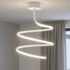 Plafoniere Moderne-Vivida International Plafoniera led 3000k originale dimmerabile vivida ribbon