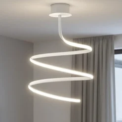 Plafoniere Moderne-Vivida International Plafoniera led 3000k originale dimmerabile vivida ribbon