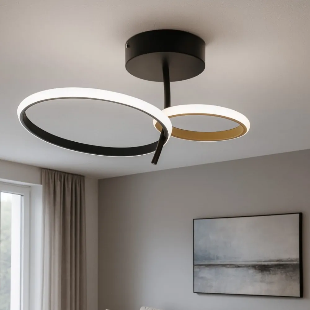 Plafoniere Moderne-Selezionato da Mazzolaluce Plafoniera led 3000k per cucina di design