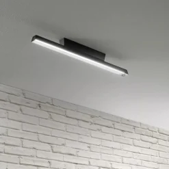 Plafoniere Da Esterno-Linea Light Plafoniera led 3000k per esterno ip 65 nera lira