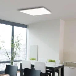 Plafoniere Moderne-Eglo Plafoniera led 4000k quadrata salobrena