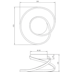 Plafoniere Moderne-Selezionato da Mazzolaluce Plafoniera led 3000k rgb dimmerabile con telecomando per camera da letto