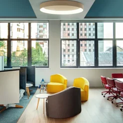 Plafoniere Moderne-Affralux Plafoniera led 3200k sabbia band diodi