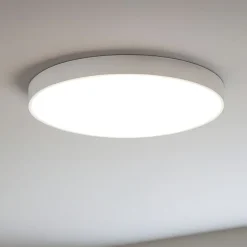 Plafoniere Moderne-Selezionato da Mazzolaluce Plafoniera led 4000k tonda bianco opaco moderna