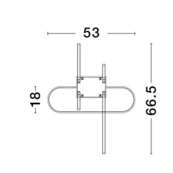 Plafoniere Moderne-Selezionato da Mazzolaluce Plafoniera led 3000k 38w nera design moderna per cucina