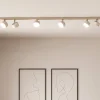 Plafoniere Moderne-Top Light Plafoniera led 6 luci orientabili sabbia toplight