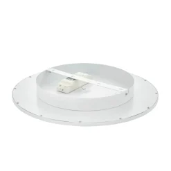Plafoniere Moderne-Eglo Plafoniera led rotonda dimmerabile 28w 4000k bianca sarsina