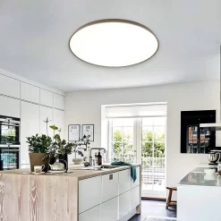 Plafoniere Moderne-Vivida International Plafoniera led rotonda sabbia 80w 3000k 4000k vivida pinco