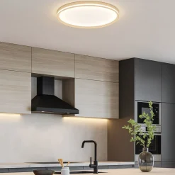 Plafoniere Moderne-Top Light Plafoniera led rotonda sabbia area 55w cct moderna