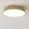 Plafoniere Moderne-Vivida International Plafoniera led vivida pinco rotonda sabbia 20w 3000k 4000k dimmerabile