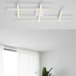 Plafoniere Moderne-Selezionato da Mazzolaluce Plafoniera led 63w bianca 3000k design sper soggiorno moderno