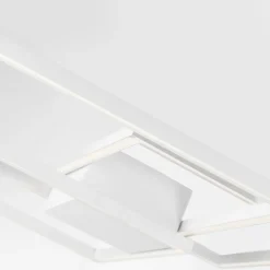 Plafoniere Moderne-Selezionato da Mazzolaluce Plafoniera led 56w bianca quadrati 3000k per soggiorno moderno