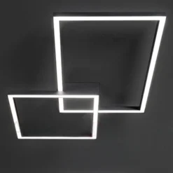 Plafoniere Moderne-Perenz Illuminazione Plafoniera led 45w cct 3000k 4000k 6000k nera moderna perenz