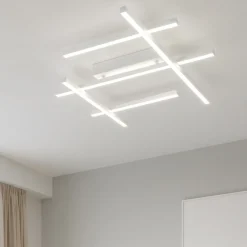 Plafoniere Moderne-Perenz Illuminazione Plafoniera led 50w cct net bianca perenz design moderna