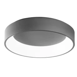 Plafoniere Moderne-Affralux Plafoniera led 35w 60cm grigio 3000k-4000k band diodi
