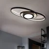 Plafoniere Moderne-Selezionato da Mazzolaluce Plafoniera led 27w 3000k antracite dimmerabile moderna