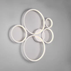 Plafoniere Moderne-Selezionato da Mazzolaluce Plafoniera led 49w 3000k bianca moderna dimmerabile per soggiorno
