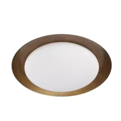 Plafoniere Moderne-Linea Light Plafoniera led 21w 3000k branzo 47 cm crew