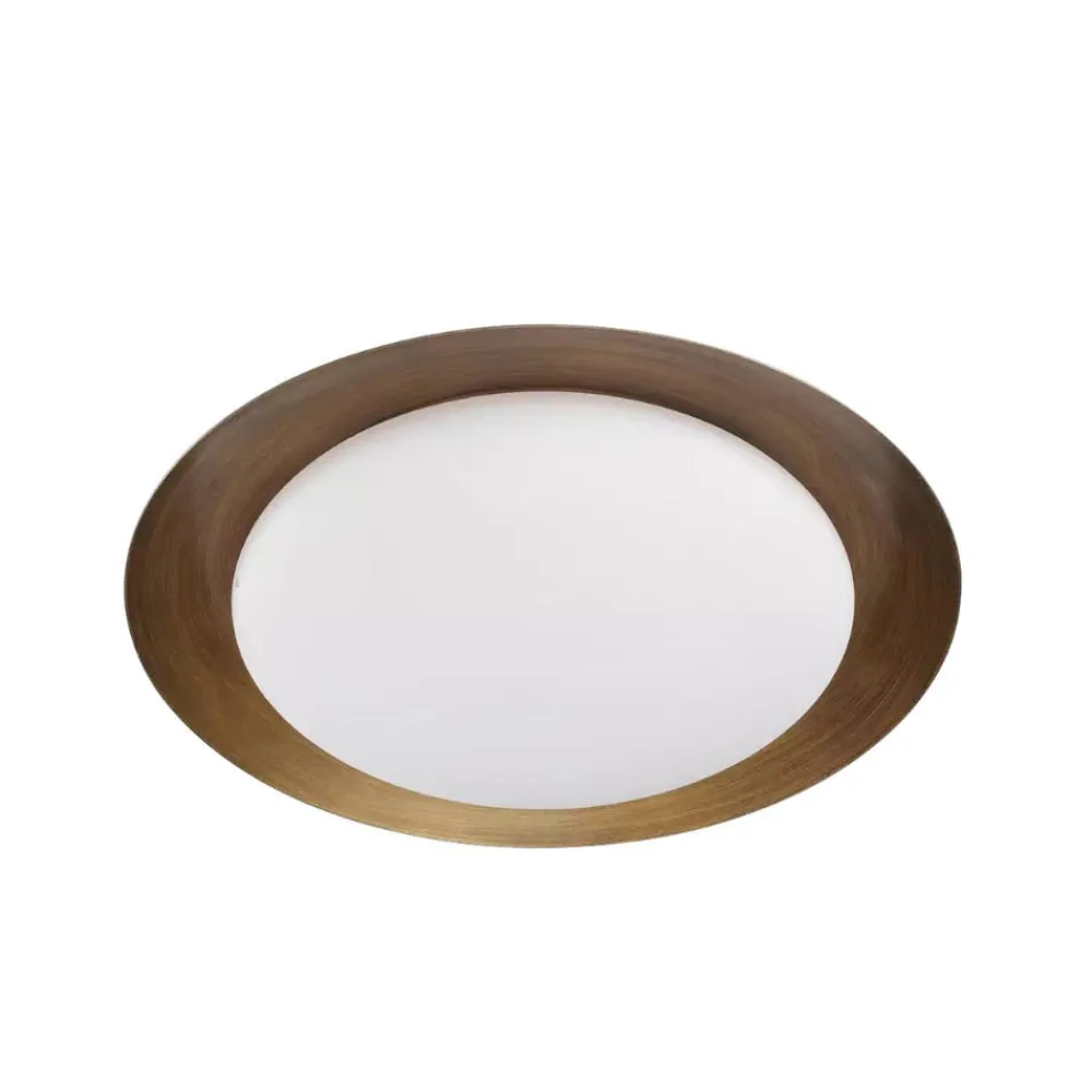 Plafoniere Moderne-Linea Light Plafoniera led 11w 3000k bronzo crew