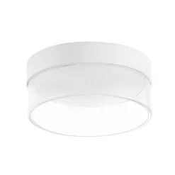 Plafoniere Moderne-Linea Light Plafoniera led 15w 3000k crumb tonda bianca