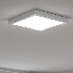 Plafoniere Moderne-Linea Light Plafoniera led 31w 3000k da cucina quadrata bianca tara q
