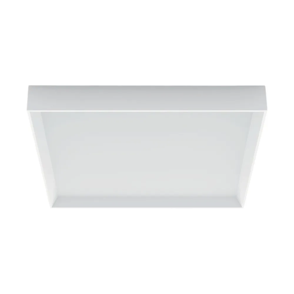 Plafoniere Moderne-Linea Light Plafoniera led 31w 3000k da cucina quadrata bianca tara q