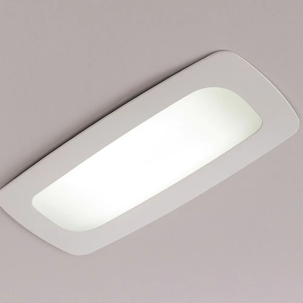 Plafoniere Moderne-Selezionato da Mazzolaluce Plafoniera led 15w 3000k design moderna bianca