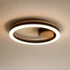 Plafoniere Moderne-Selezionato da Mazzolaluce Plafoniera led 12w 3000k di legno moderna