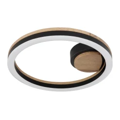 Plafoniere Moderne-Selezionato da Mazzolaluce Plafoniera led 12w 3000k di legno moderna
