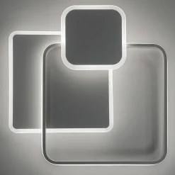 Plafoniere Moderne-Vivida International Plafoniera led 60w 3000k-4000k bianca design moderna
