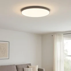 Plafoniere Moderne-Vivida International Plafoniera led 80w 3000k 4000k bronzo ovale vivida lifering-r