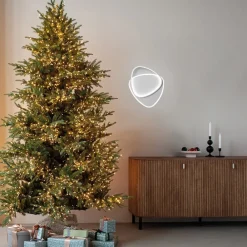 Plafoniere Moderne-Vivida International Plafoniera led 36w 3000k 4000k design moderna bianca vivida ciop