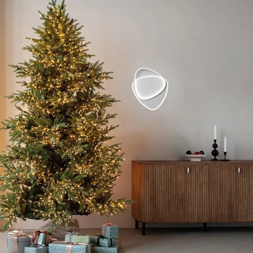 Plafoniere Moderne-Vivida International Plafoniera led 36w 3000k 4000k design moderna bianca vivida ciop
