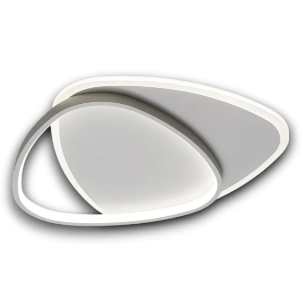 Plafoniere Moderne-Vivida International Plafoniera led 36w 3000k 4000k design moderna bianca vivida ciop