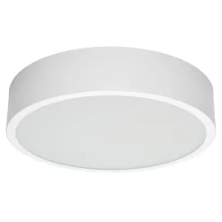Plafoniere Moderne-Linea Light Plafoniera led 25w 3000k box sr bianca rotonda