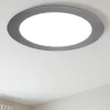 Plafoniere Moderne-Linea Light Plafoniera led 11w 3000k crew antracite