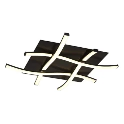 Plafoniere Moderne-Selezionato da Mazzolaluce Plafoniera led 34w 2800k marrone ossido design particolare