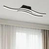Plafoniere Moderne-Selezionato da Mazzolaluce Plafoniera led 15w 3000k moderna nero per sala da pranzo